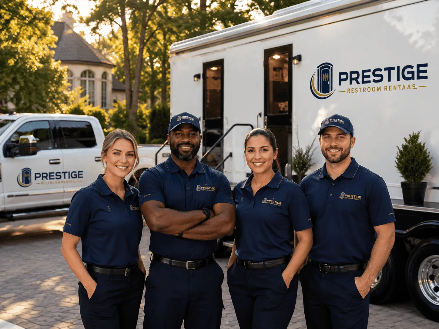 Trusted Luxury Portable Restrooms company in Farley, IA